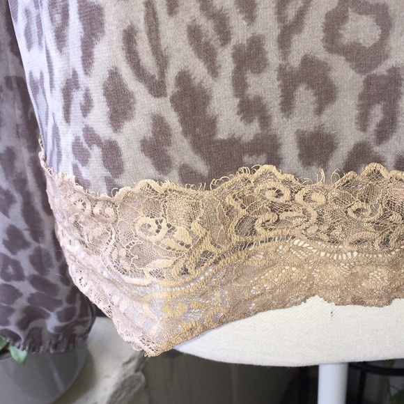 Rachel Roy Grey Snakeskin Blouse - Picture 3 of 7